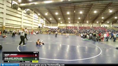 71 lbs Cons. Round 3 - Gage Lindsey, Utah vs Emiliano Antillon, Black Fox Wrestling Academy