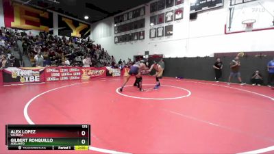 175 lbs Champ. Round 2 - Alex Lopez, Valencia vs Gilbert Ronquillo, Adelanto