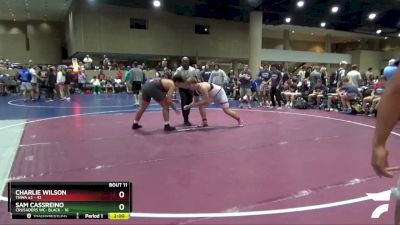 215 lbs Round 4 (6 Team) - Charlie Wilson, TNWA #2 vs Sam Cassreino, Crusaders WC- Black