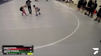 95 lbs Quarterfinals (8 Team) - Wyatt Peterson, Roseau vs Logan Ely, St. Peter