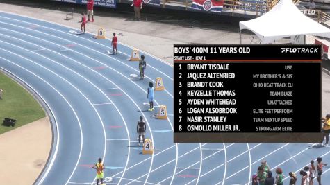 Youth Boys' 400m, Finals 1 - Age 11