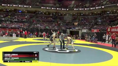 D2-150 lbs Cons. Round 1 - Ripley Szanati, Buckeye Valley vs Asher LeBeau, Miami Trace