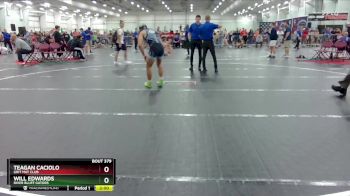 120 lbs Cons. Round 5 - Teagan Caciolo, Grit Mat Club vs Will Edwards, River Bluff Gators