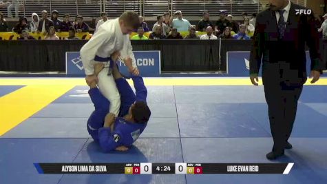 Luke Evan Reid vs Alyson Lima Da Silva 2025 Pan Jiu Jitsu IBJJF Championship