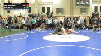 215 lbs Quarterfinal - Jack Muldowney, Sharon vs Matt Walsh, Duxbury