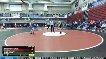 182 lbs Quarterfinal - Kyle Kelley, Newberg vs Donathan Lewis, West Linn