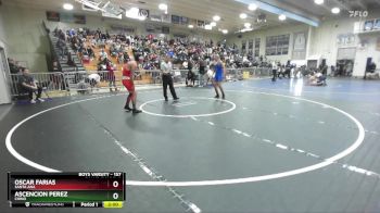 157 lbs Champ. Round 2 - Oscar Farias, Santa Ana vs Ascencion Perez, Chino