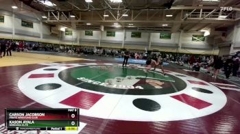 160 lbs Cons. Semi - Carson Jacobson, Pirate Wrestling Club vs Kason Ayala, Nebraska Elite