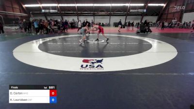 126A kg Final - Dale Corbin, Wyoming Seminary vs Kael Lauridsen, Eap