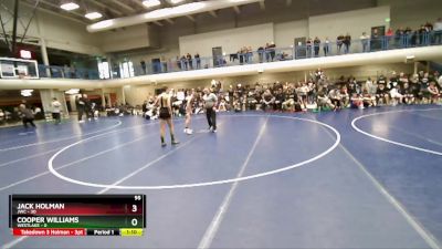 95 lbs Round 2 (4 Team) - Jack Holman, JWC vs Cooper Williams, Westlake