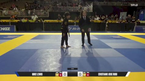 Cristiano Jose Rubi vs Mike Lewis 2025 Pan Kids Jiu-Jitsu IBJJF Championship