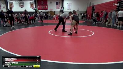 190 lbs Round 5 - Andy Franke, Muscatine vs Ren Watson, Fort Madison