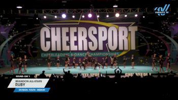 Brandon All-Stars - Ruby [2024 L2 Youth - Medium Day 1] 2024 CHEERSPORT National All Star Cheerleading Championship