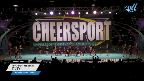 Brandon All-Stars - Ruby [2024 L2 Youth - Medium Day 1] 2024 CHEERSPORT National All Star Cheerleading Championship