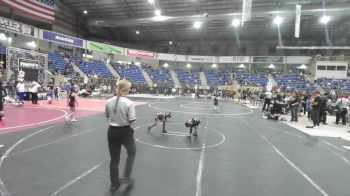 46 lbs Round Of 16 - Ali Hughes, Ready RP Nationals Wrestling Team vs Robert Barrera, Jefferson WC