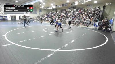 115 lbs Champ. Round 2 - Ava Gomez, Millikan vs Kimberly Pena, Temescal Canyon