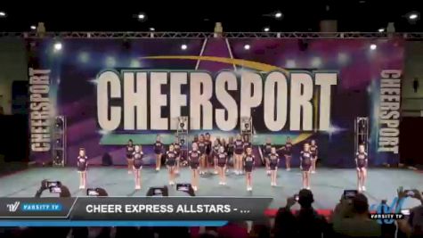 Cheer Express Allstars - Youth Stars [2021 L1.1 Youth - PREP Day 1] 2021 CHEERSPORT: Tampa Classic