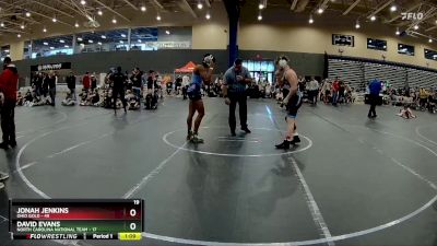 160 lbs Round 3 (8 Team) - Jonah Jenkins, Ohio Gold vs David Evans, North Carolina National Team