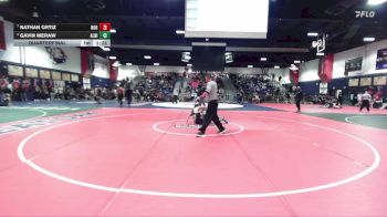 157 lbs Quarterfinal - Nathan Ortiz, Northview vs Gavin Meraw, Aliso Niguel