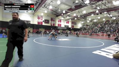 100 lbs Champ. Round 1 - Melody Camarena, Shadow Hills vs Malia Quirante, Walnut