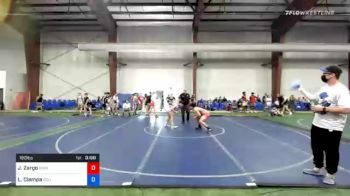 160 lbs Quarterfinal - Jake Zargo, Rhino Wrestling vs Luke Ciampa, Eclipse