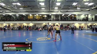 141 Freshman/Soph Cons. Semi - Chase Packard, Siena Heights University vs Collin Oliver, Adrian