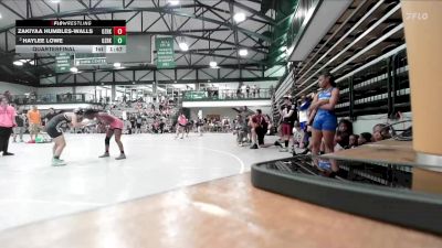 115-128 lbs Quarterfinal - Haylee Lowe, New Holstein vs Zakiyaa Humbles-Walls, NoCo