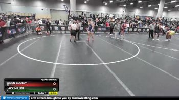 195 lbs Quarterfinal - Jack Miller, IL vs Aiden Cooley, TX