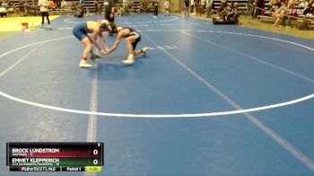 150 lbs Placement (4 Team) - Emmet Klepperich, Z-M (Zumbrota/Mazeppa) vs Brock Lundstrom, Hastings