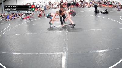 96 lbs Round 5 (6 Team) - Jaxon Flood, RWA vs Tyler Downey, MF Purge