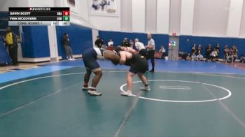 190 lbs Cons. Round 1 - Finn McGovern, Downingtown West vs Gavin Scott, Delaware Military Academy