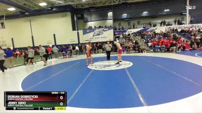 174 lbs Cons. Round 2 - Dorian Dobrzycki, North Central College vs Jerry Nino, North Central College