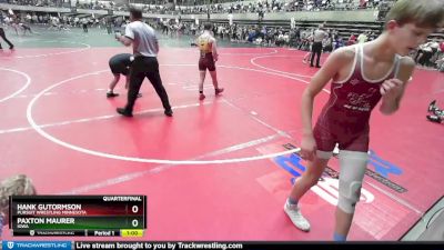 135 lbs Quarterfinal - Paxton Maurer, Iowa vs Hank Gutormson, Pursuit Wrestling Minnesota