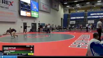174 lbs Cons. Round 4 - Jarad Priest, Unattached vs Gage Mettler, SF State