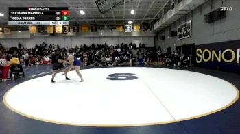 190 lbs Semifinal - Julianna Marquez, Gabrielino vs Cesia Torres, Santiago/GG
