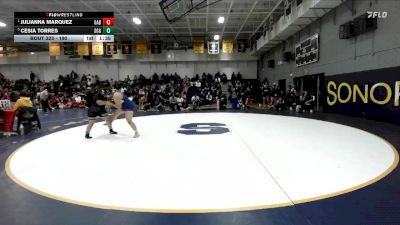 190 lbs Semifinal - Julianna Marquez, Gabrielino vs Cesia Torres, Santiago/GG