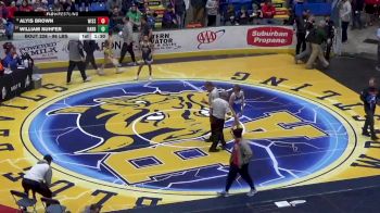 96 lbs Round Of 32 - Alyis Brown, Wissahickon vs William Nuhfer, Harbor Creek
