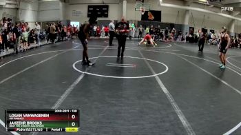 130 lbs Quarterfinal - Jahzehr Brooks, Beat The Streets Baltimore vs Logan VanWagenen, MD Maniacs