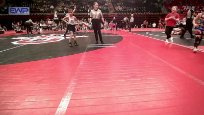 64 lbs Semifinal - Logan Gibson, Owasso Takedown Club vs Gage Knight-Osborne, Pitbull Wrestling Academy