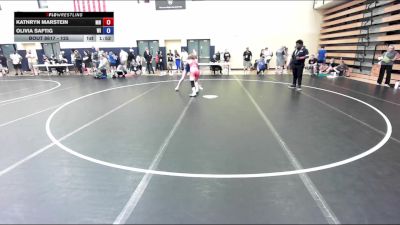 125 lbs Cons. Round 1 - Kathryn Marstein, MN vs Olivia Saftig, WI