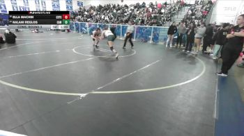 110 lbs Cons. Round 3 - Ella Machin, Cypress vs Nalani Reglos, Camarillo