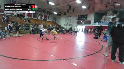 117-118 lbs Round 3 - Alexis Castorena, Livewire vs AnnaSophia Sapina, High Desert Wrestling Club