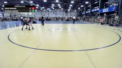 120 lbs Consi Of 32 #2 - Noah Krauss, AL vs Madrid Ladines, CA