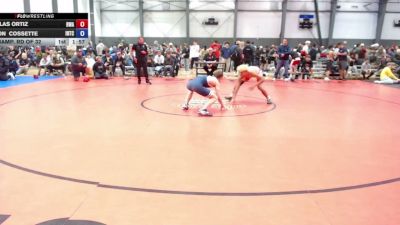 126 lbs Champ. Rd Of 32 - Nickolas Ortiz, Brawley Wrestling Academy vs Hudson Cossette, Inland NW Training Center
