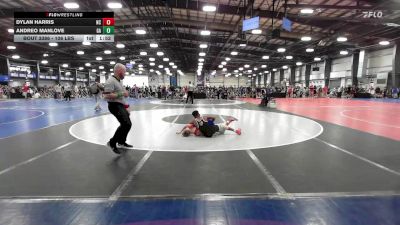 106 lbs Round Of 64 - Dylan Harris, NC vs Andreo Manlove, GA