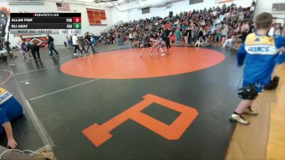 120-122 lbs Round 2 - Eli Asay, Cody Middle School vs Allan Fisk, Powell Middle School