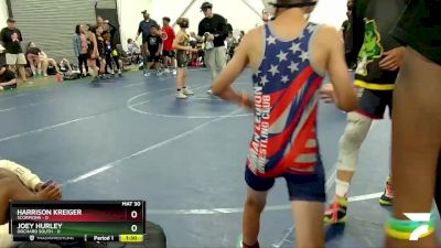 72 lbs Finals (2 Team) - Harrison Kreiger, Scorpions vs Joey Hurley, Orchard South