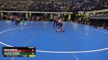 80 lbs Round 4 - Rhilynn Tolzman, Summit Wrestling Academy vs Rylee Heinrich, American Outlaws Wrestling