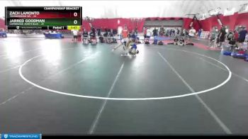 182 lbs Quarterfinals (8 Team) - Zach LaMonto, Thunderbird WC vs Jarred Goodman, Cambridge-Isanti Blue