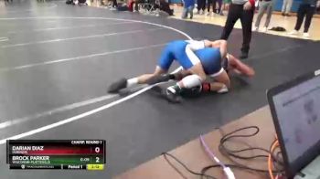 149 lbs Champ. Round 1 - Darian Diaz, Dubuque vs Brock Parker, Wisconsin-Platteville